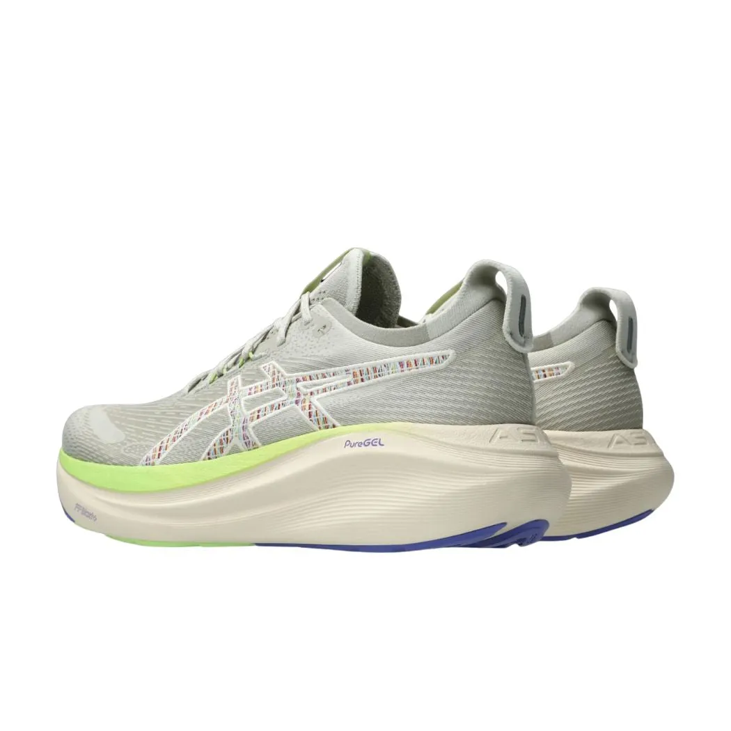 Clean White asics Gel-Nimbus 27 TR Men's Running Shoes