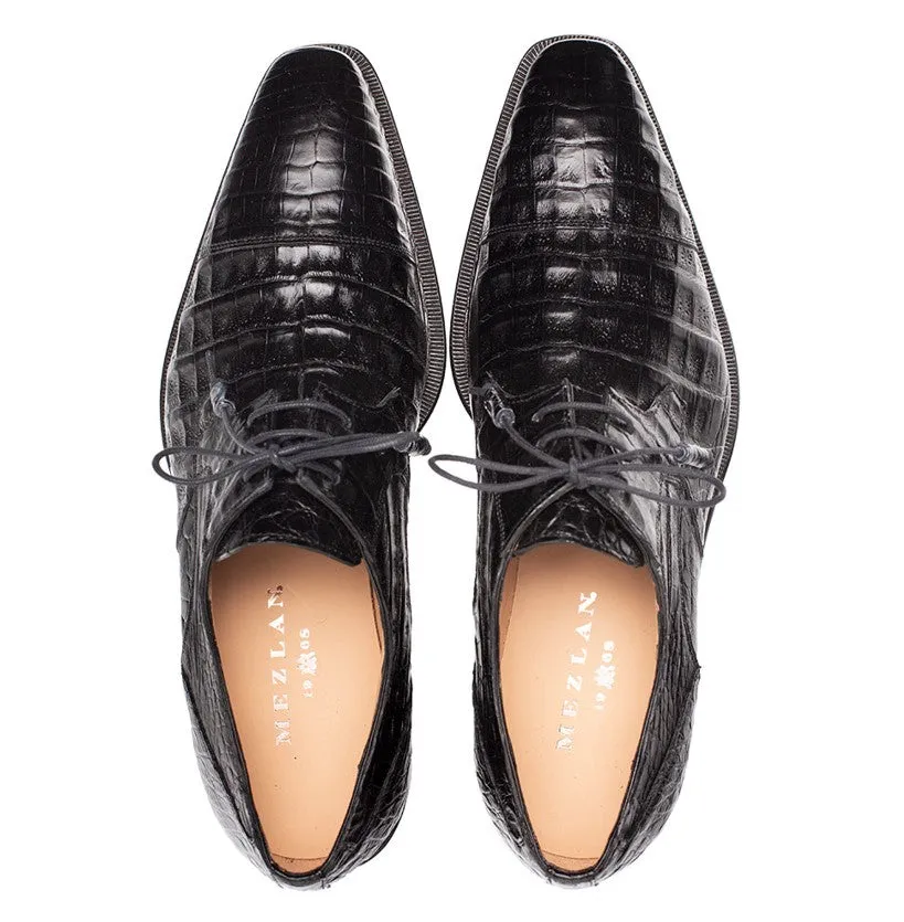 "Giovane" Crocodile Derby Black Injury Safe Urban Walk