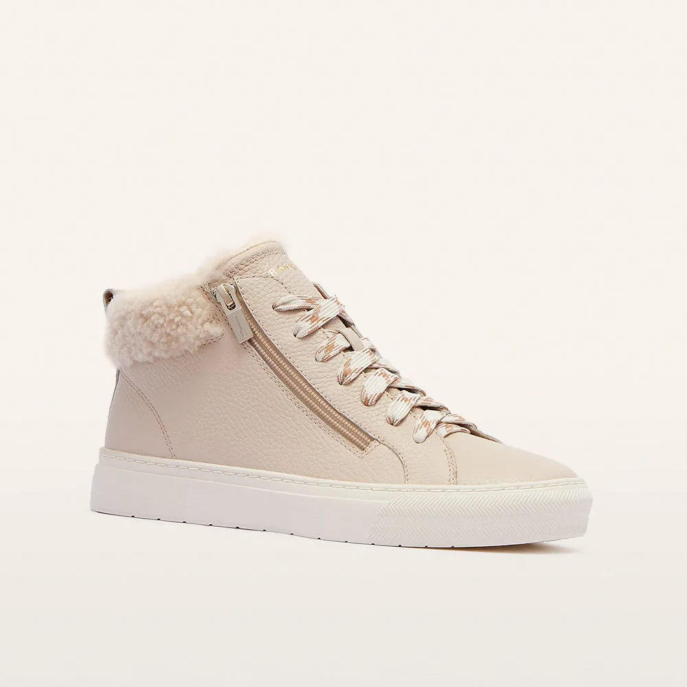 Miles Ecru/Shearling Joy Step Retro Core