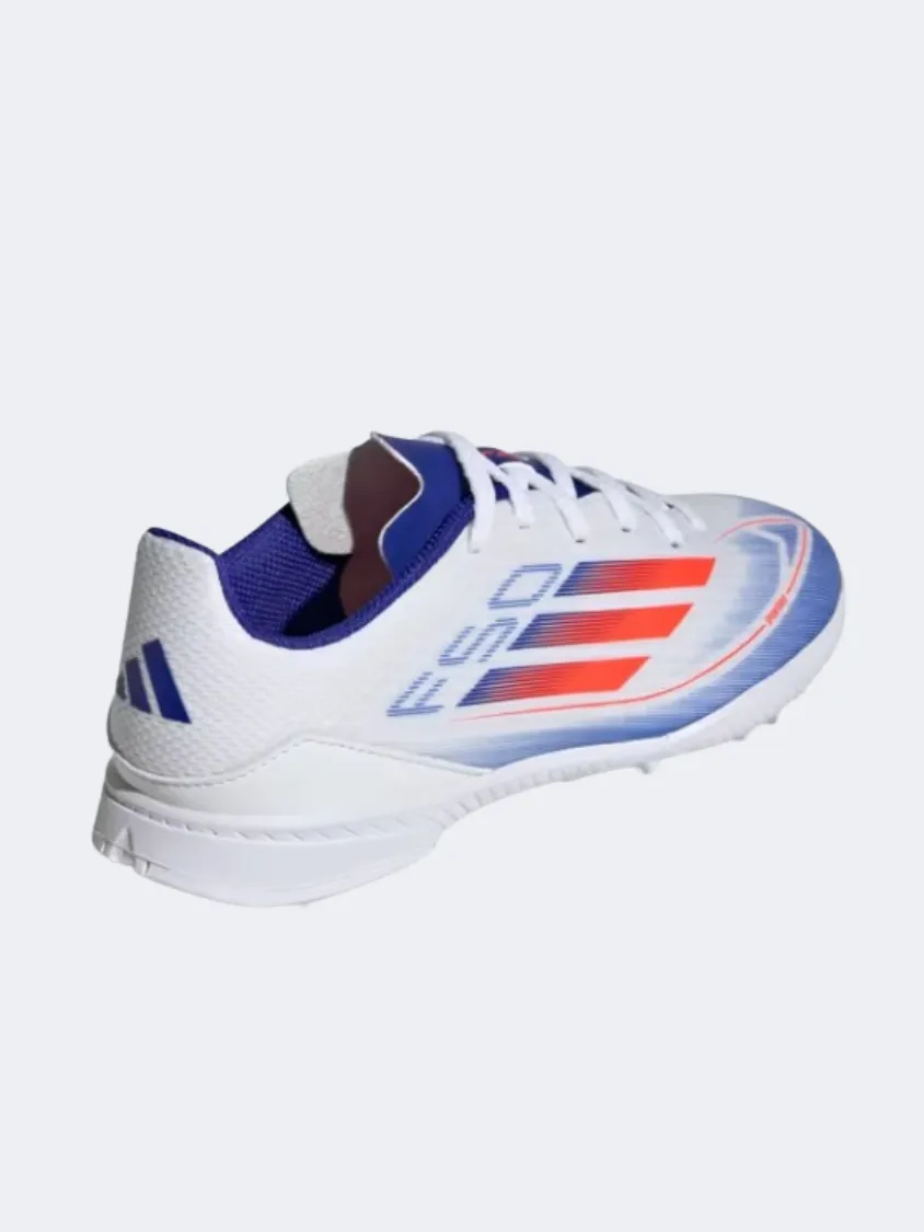 ice hockey boots Adidas F50 League Tf Kids Turf Shoes White/Red/Blue