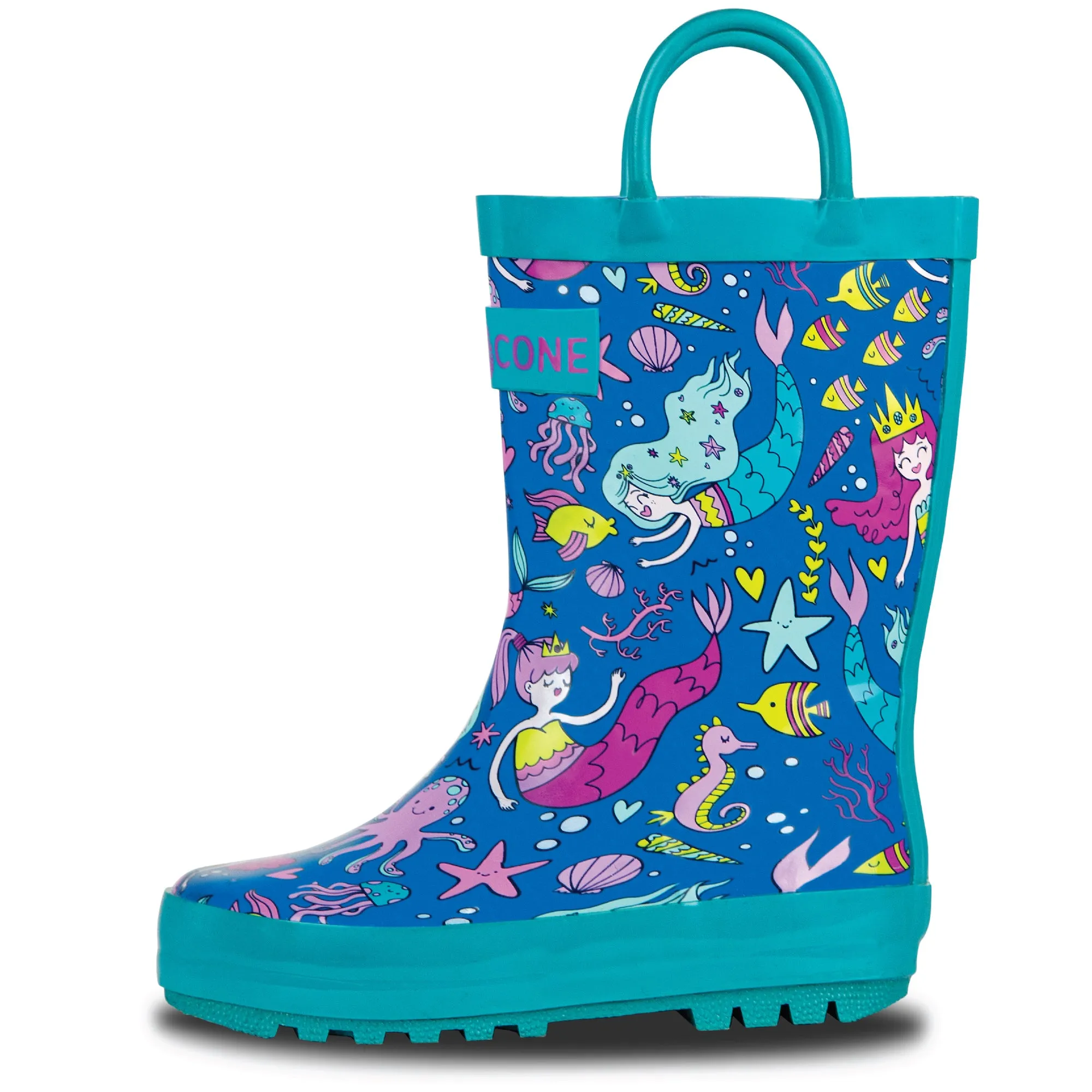 Bootiful Mermaids Rain Boot All Purpose Wear Travel Ready Boots