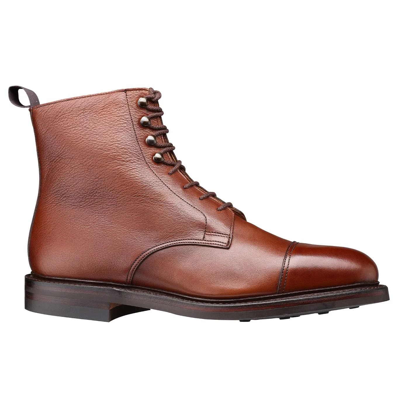 Coniston Chestnut Milled Calf Moisture wicking