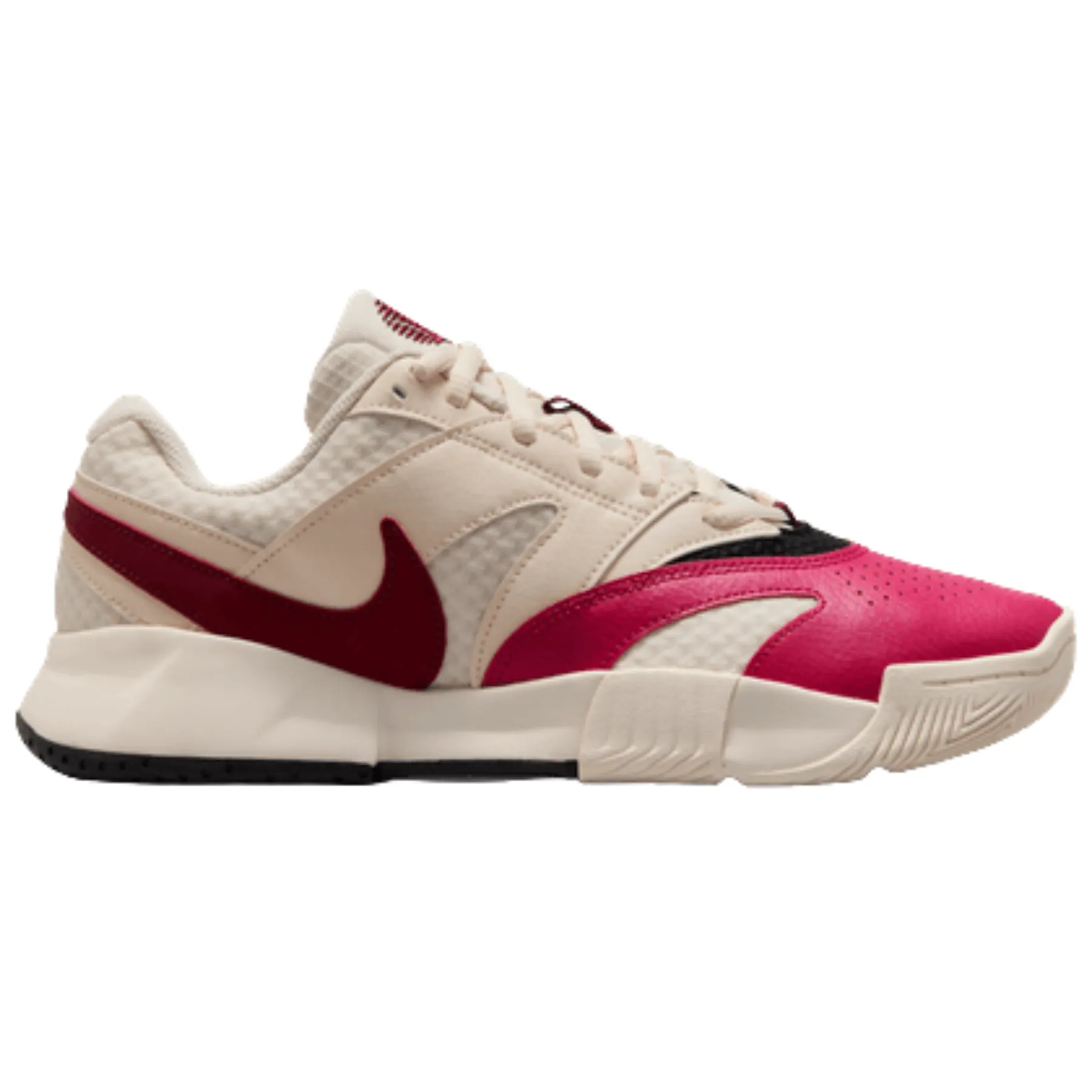 Comfort footbed Nike Court Lite 4 Women's Tennis Shoes - Pale Ivory/Team Red-Sail-Black