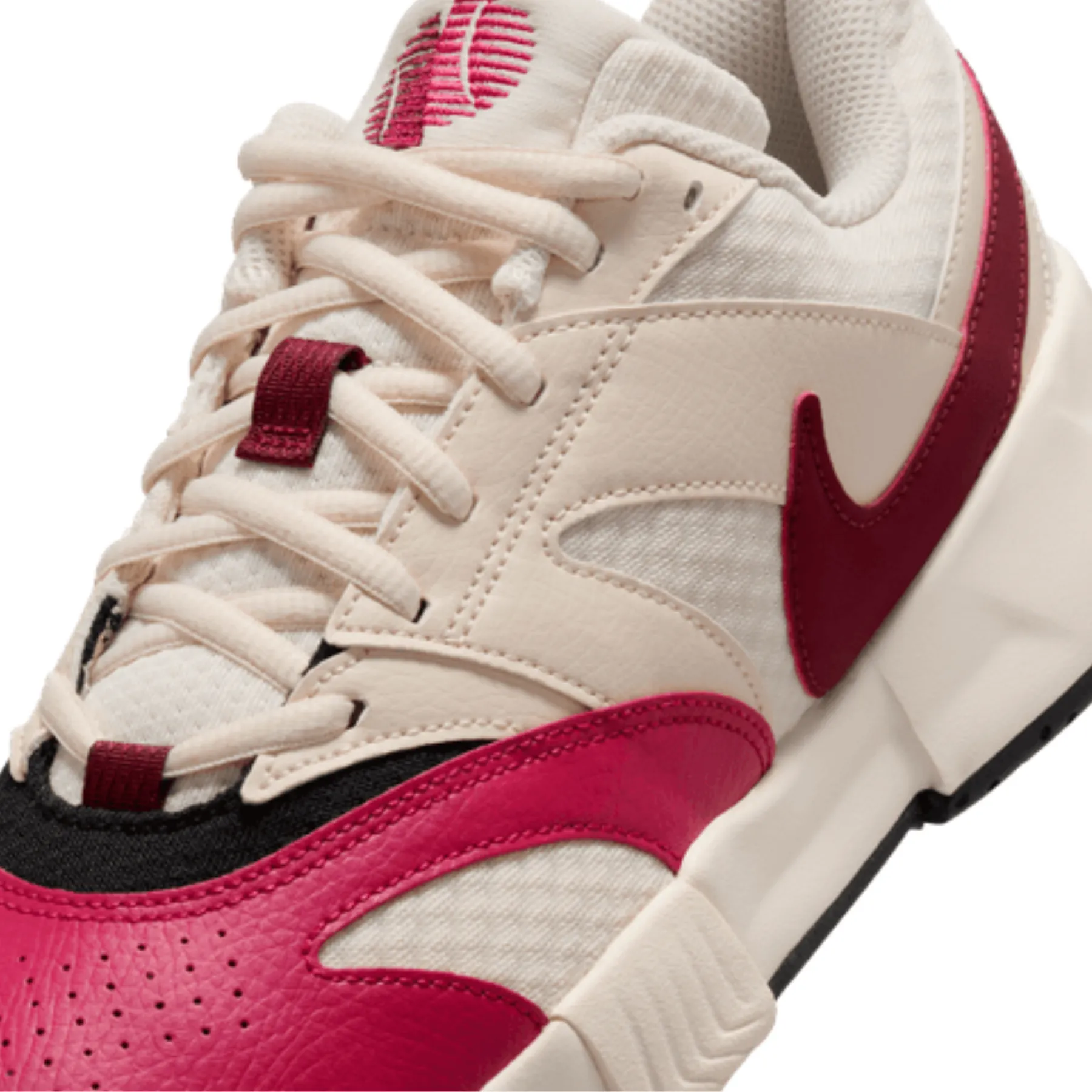 Strong Stitching Daily Commute Nike Court Lite 4 Women's Tennis Shoes - Pale Ivory/Team Red-Sail-Black