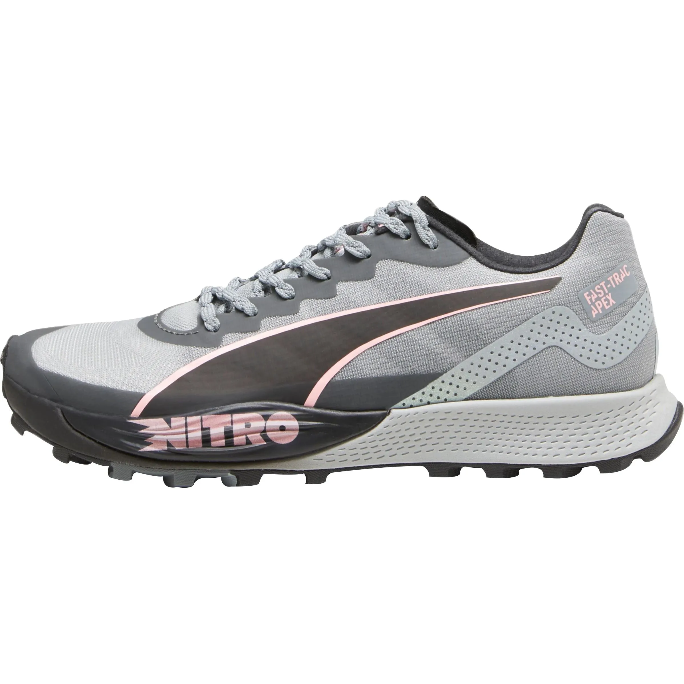 Crafted for daily sessions and active lifestyles Training Purpose Puma Fast-Trac Apex Nitro Womens Trail Running Shoes - Grey