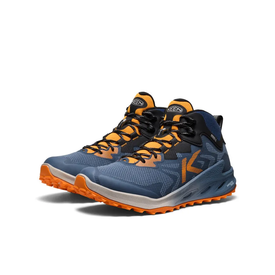 Casual Move Men's Zionic NXT Waterproof Hiking Boot  |  Naval Academy/Bright Marigold