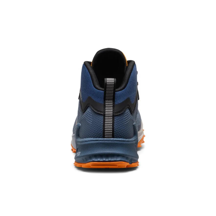 Men's Zionic NXT Waterproof Hiking Boot  |  Naval Academy/Bright Marigold Foot Control Adaptable