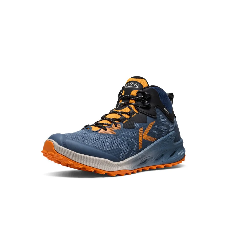 Gym support Long Walks Men's Zionic NXT Waterproof Hiking Boot  |  Naval Academy/Bright Marigold