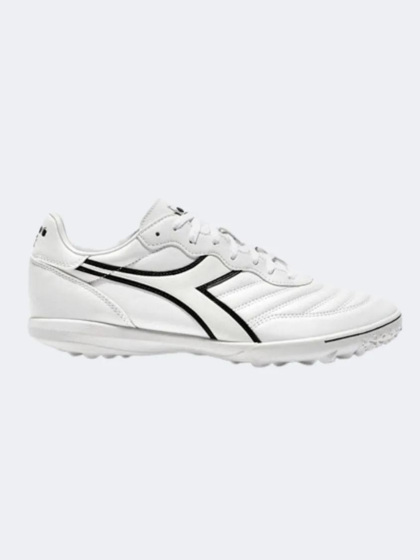 Free Shipping square - dance - barn shoes Diadora Brasil R Men Football Shoes White/Black