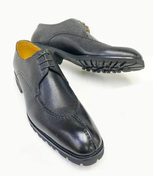Ankle Support Storm Proof Ugo Vasare "Jayden" Pebble Grain Oxford-Black