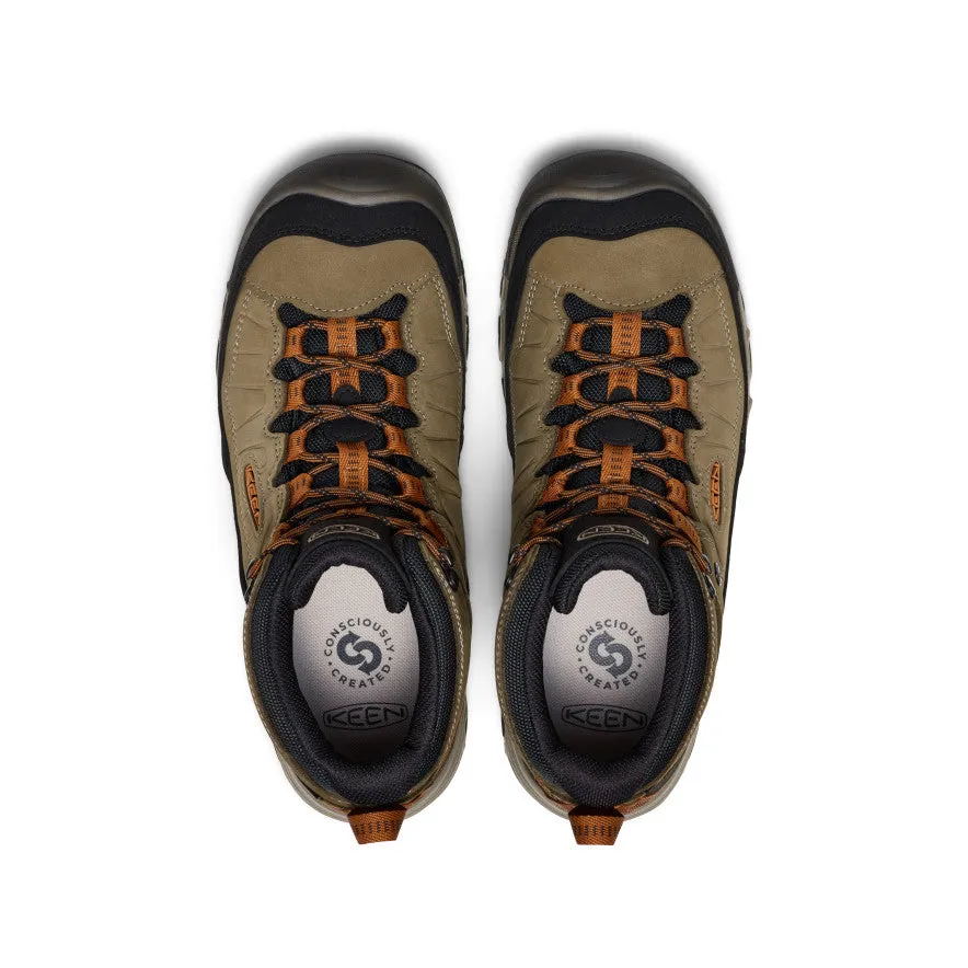 Men's Targhee IV Waterproof Hiking Boot  |  Sea Turtle/Roasted Pecan Running Park