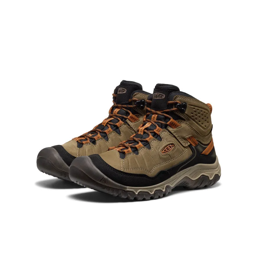 Comfort Benefits Men's Targhee IV Waterproof Hiking Boot  |  Sea Turtle/Roasted Pecan