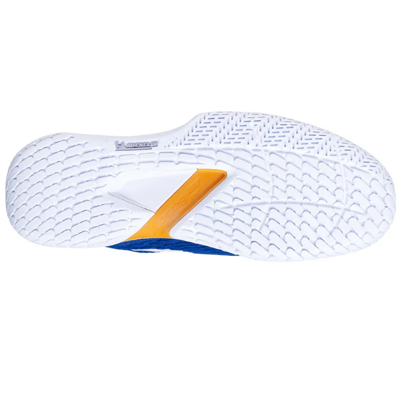 College students Babolat Propulse Fury 3 All Court Mens Tennis Shoes - Mombeo Blue