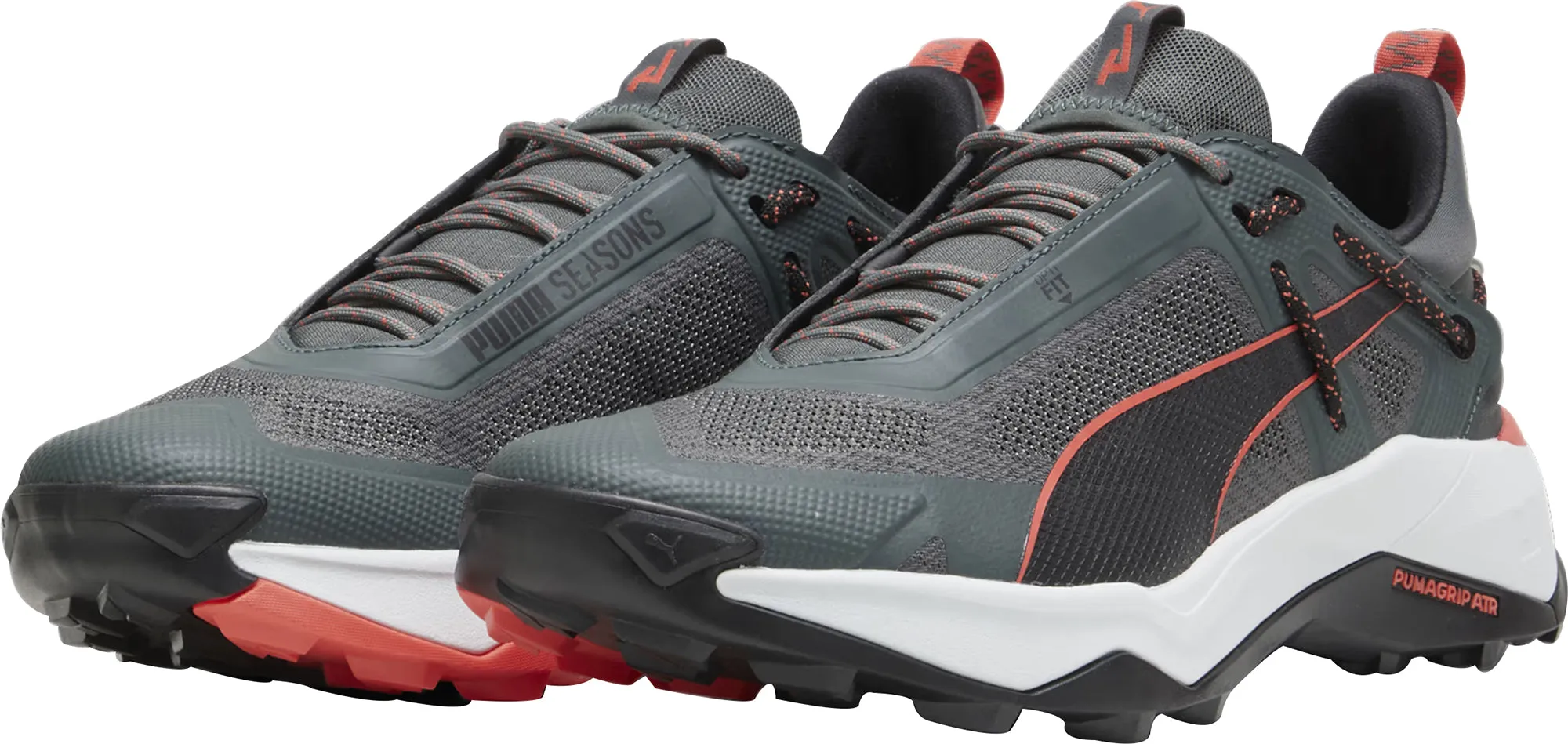 Puma Explore Nitro Mens Walking Shoes - Grey Backpacking Trail All Terrain Protection