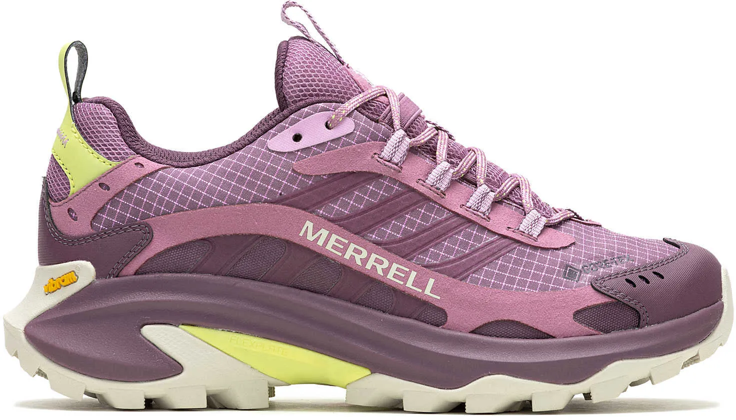 Merrell Moab Speed 2 GORE-TEX Womens Walking Shoes - Purple Backpack Travel Anti Fatigue