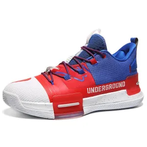 PEAK Flash Lou Williams Basketball Shoes Men Sport Sneaker Blue Hexagonal Traction Pattern