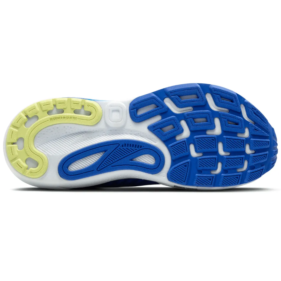 Brooks Men's Adrenaline GTS 24 Running Shoes 2E Width (Wide fit) in Cobalt/Neo Yellow/Peacoat SS25 square - design shoes