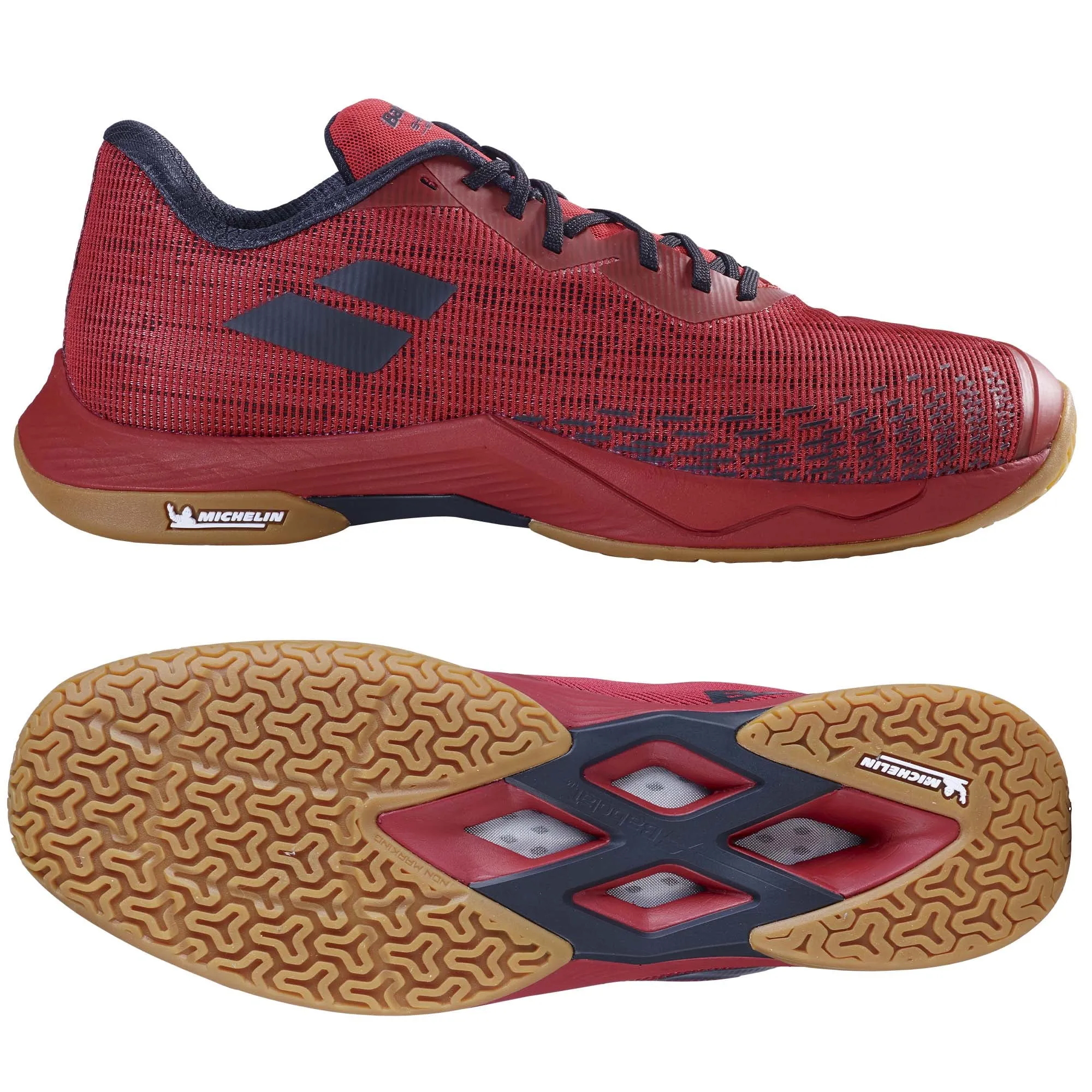 Lace Up Babolat Shadow Spirit 2 Mens Indoor Court Shoes