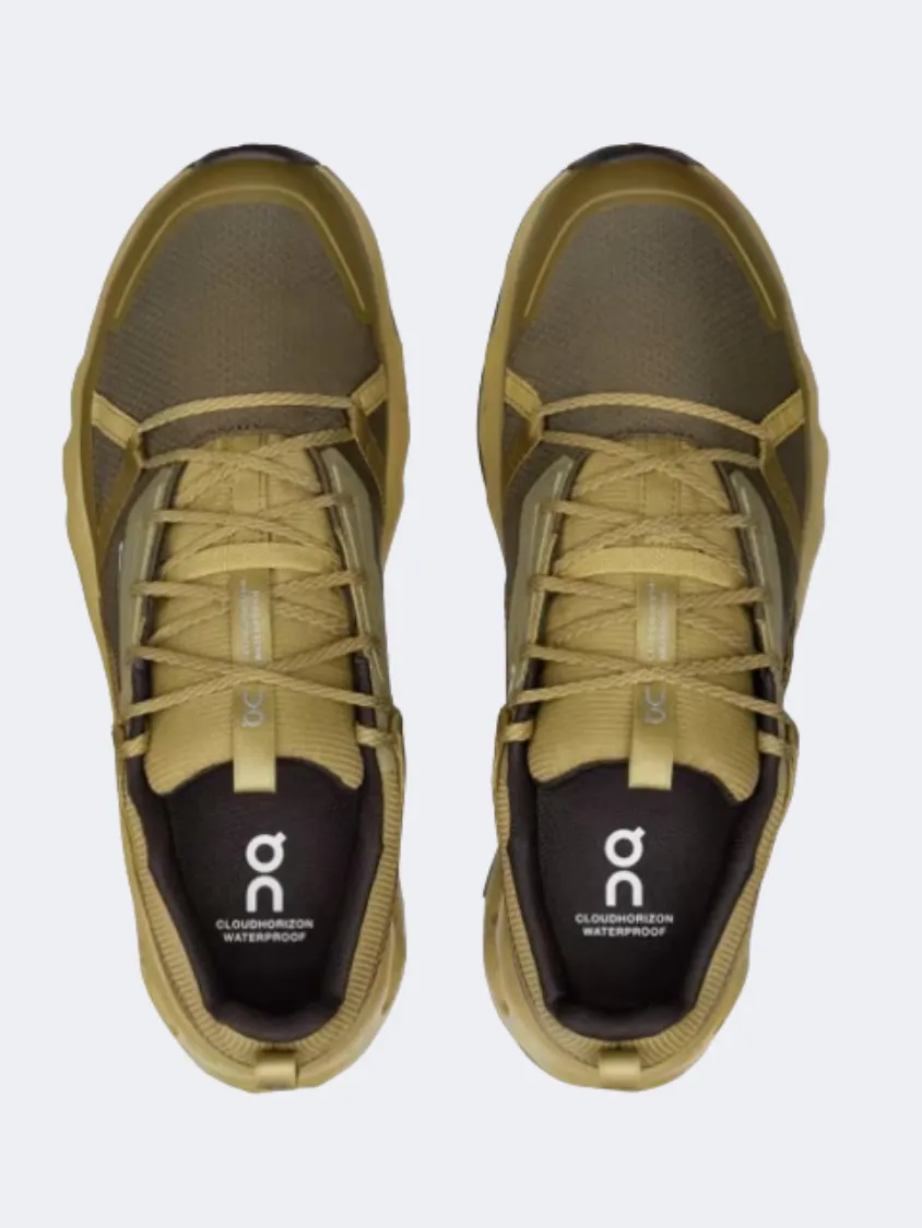 On Cloudhorizon Men Hiking Shoes Safari/Olive Weather Hike forest walk