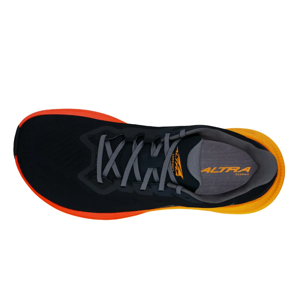 mesh running option Altra Men's Experience Flow 2 Running Shoes in Black/Orange AW25