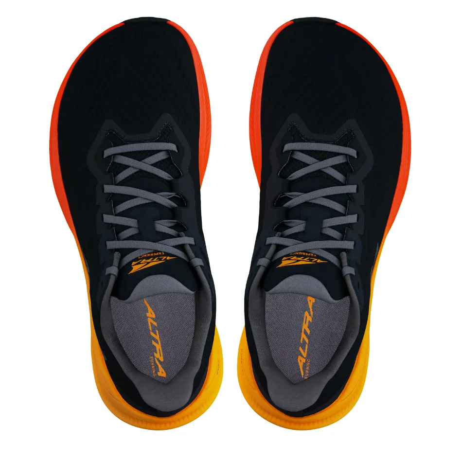 Smooth running experience Body Balance Altra Men's Experience Flow 2 Running Shoes in Black/Orange AW25