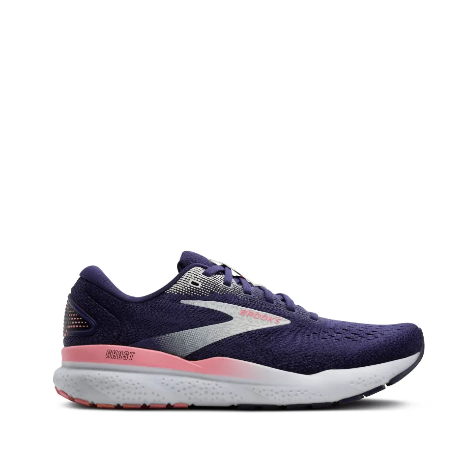 Brooks Women's Ghost 16 Running Shoes in Blue Ribbon/Dianthus/Peacoat SS25 extreme - weather shoes minimalist - design - elegance shoes