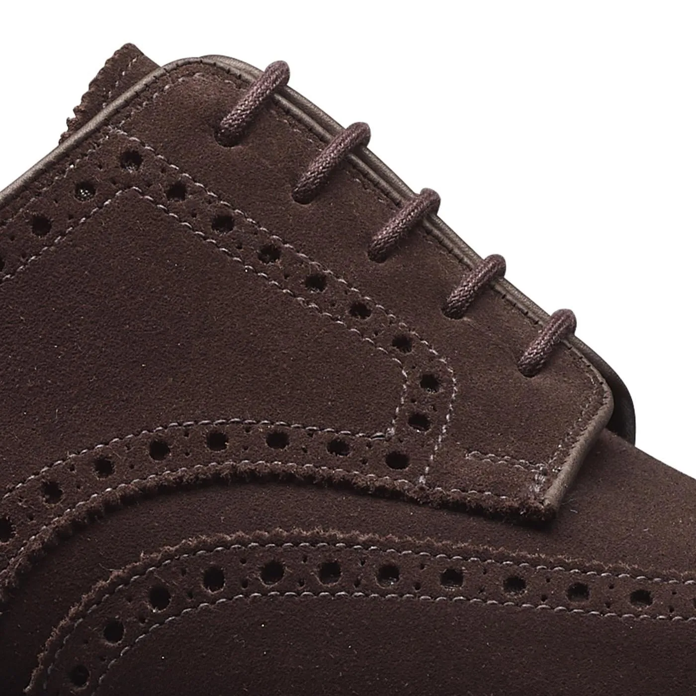 Pembroke Dark Brown Suede Chic Style Breathable City Wear