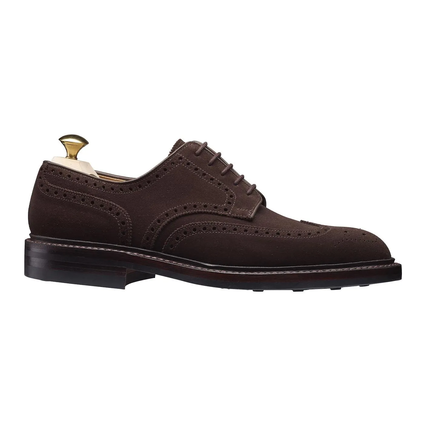 Pembroke Dark Brown Suede Classic Shoes Rugged Craft