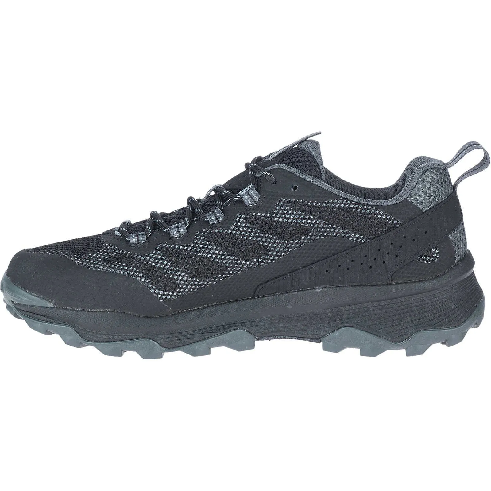 Outdoor Fitness Trail Zone Merrell Speed Strike GORE-TEX Mens Walking Shoes - Black