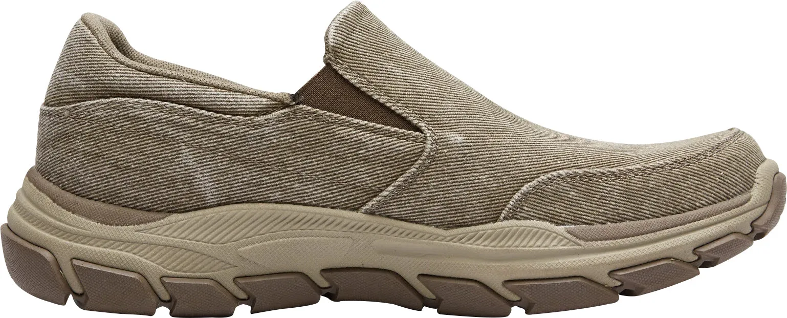 Rainforest Trek Skechers Respected Fallston Slip On Mens Walking Shoes - Brown