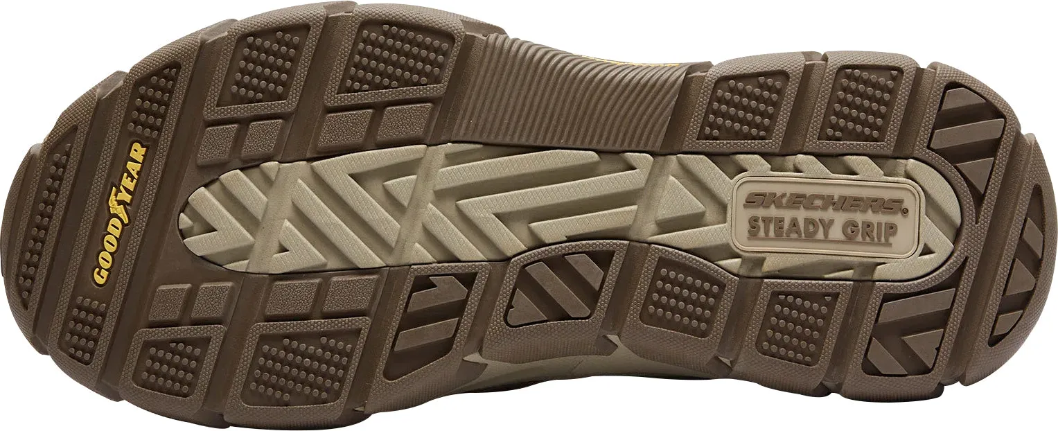 Skechers Respected Fallston Slip On Mens Walking Shoes - Brown Stable Boots