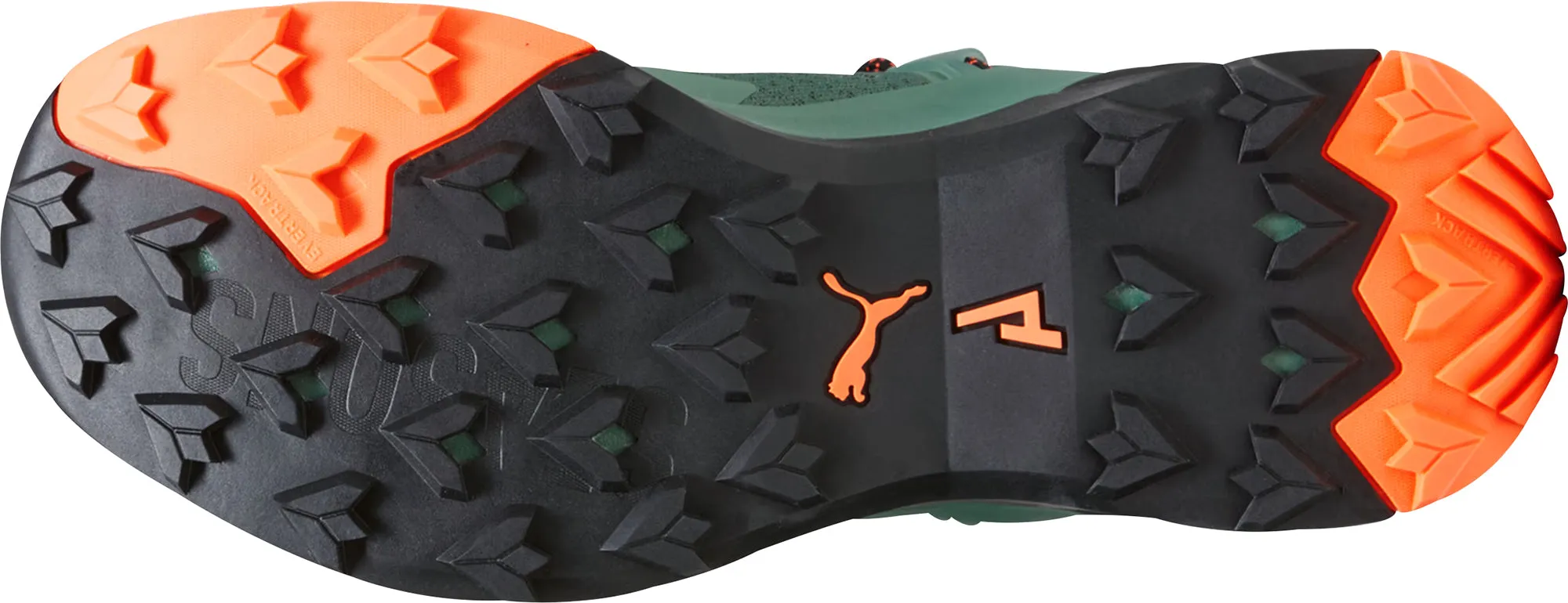 Puma Explore Nitro Mid Mens Walking Boots - Green Edge Support Hard Surface
