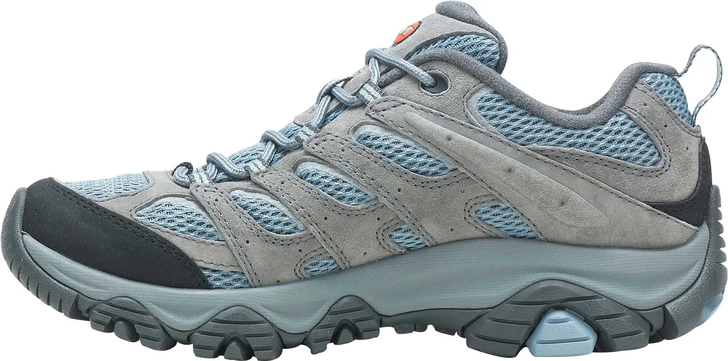 Merrell Moab 3 Womens Walking Shoes - Grey Natural Terrain Stable Footwear