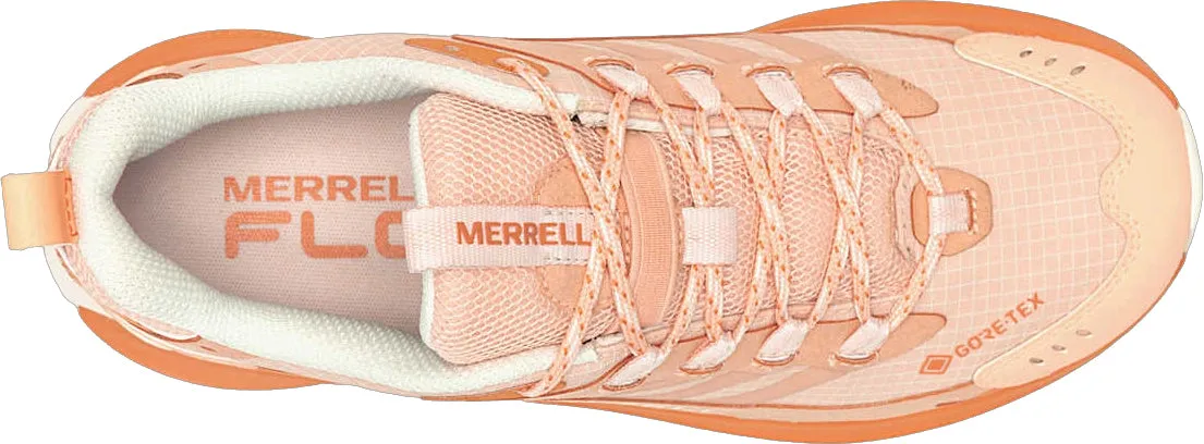 Outdoor Stability Rock Protection Merrell Moab Speed 2 GORE-TEX Womens Walking Shoes - Orange