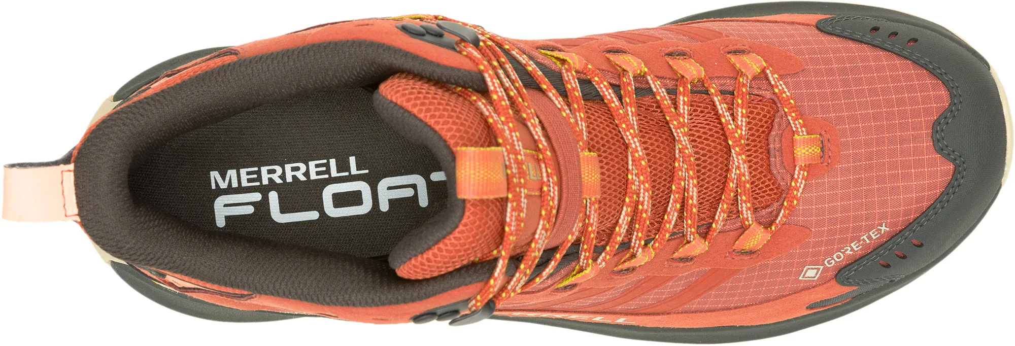 Supportive Cushioning Merrell Moab Speed 2 Mid GORE-TEX Mens Walking Boots - Orange
