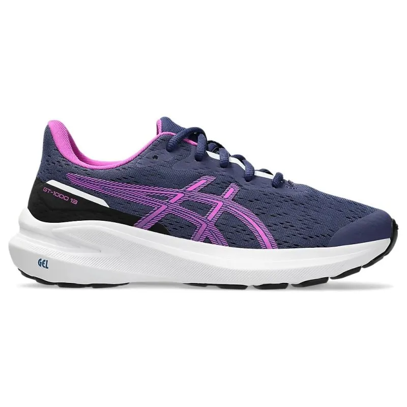 Variable Pace Expandable ASICS GT-1000 13 GS Kids Running Shoes