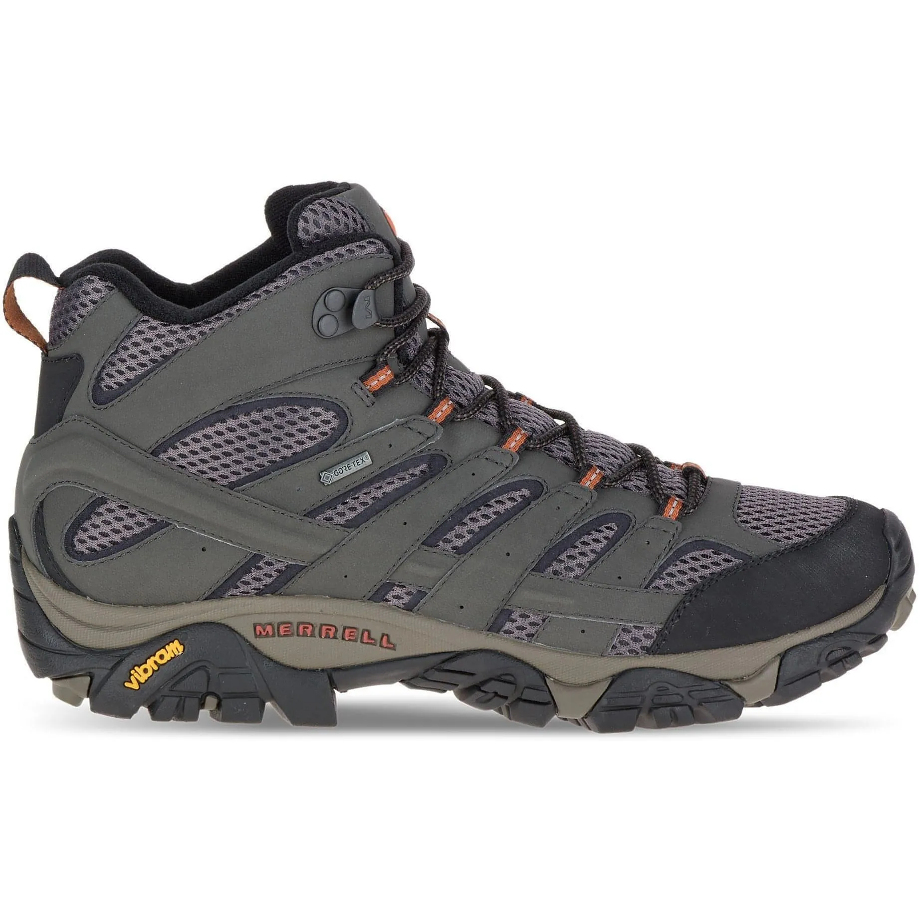 Comfort Step Merrell Moab 2 Mid GORE-TEX Mens Walking Boots - Grey