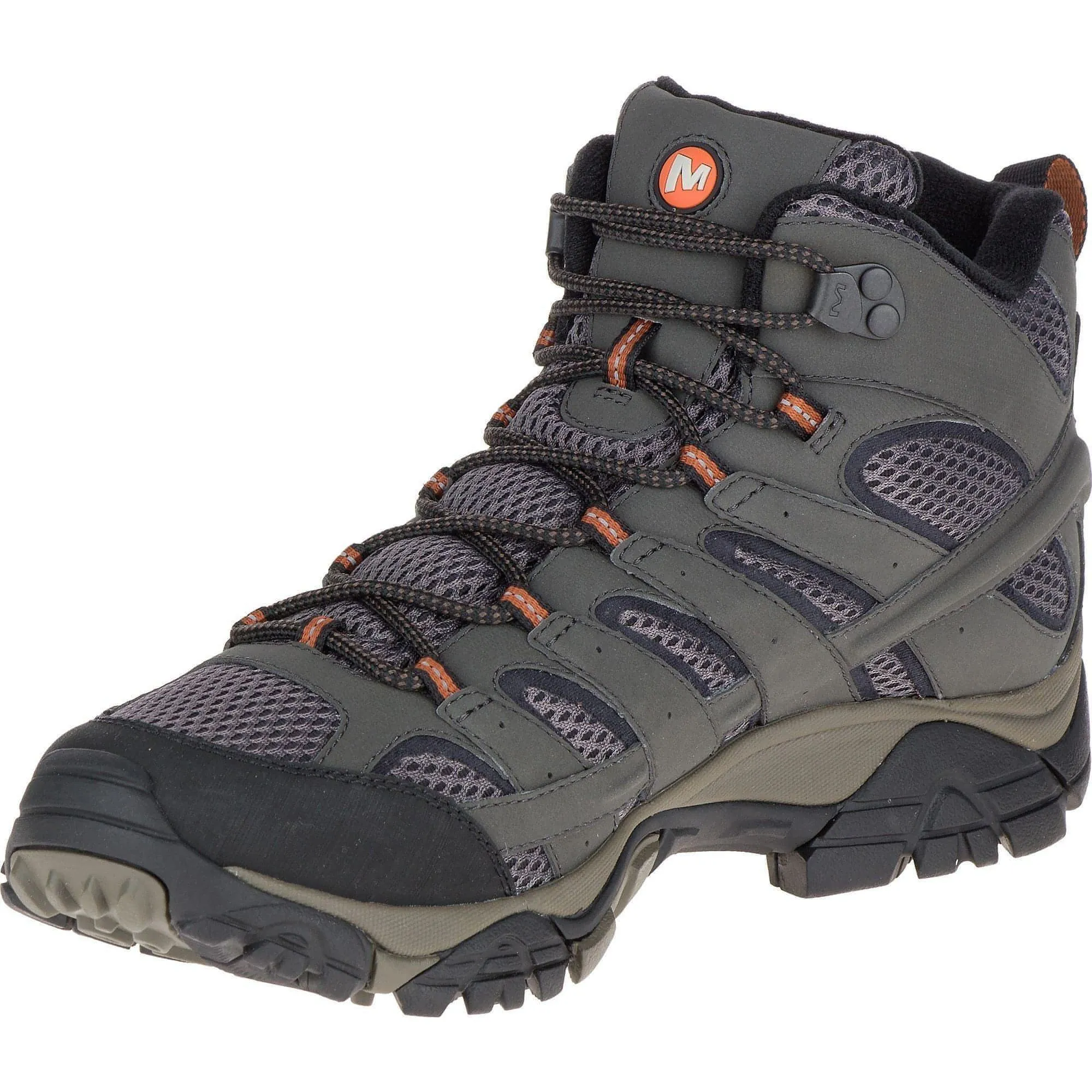 Adventure Ready Boots Trail Traction Merrell Moab 2 Mid GORE-TEX Mens Walking Boots - Grey
