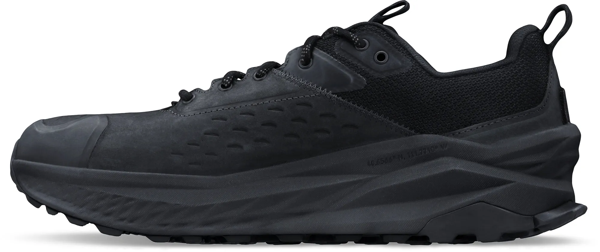forest walk Altra Olympus 6 GORE-TEX Mens Walking Shoes - Black