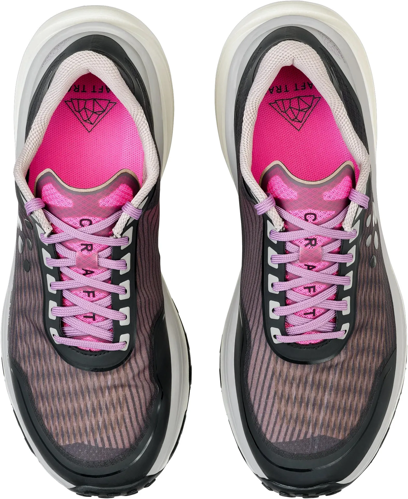 Craft Pure Womens Trail Running Shoes - Black Structured support keeps your feet aligned throughout movement Stretch Phase