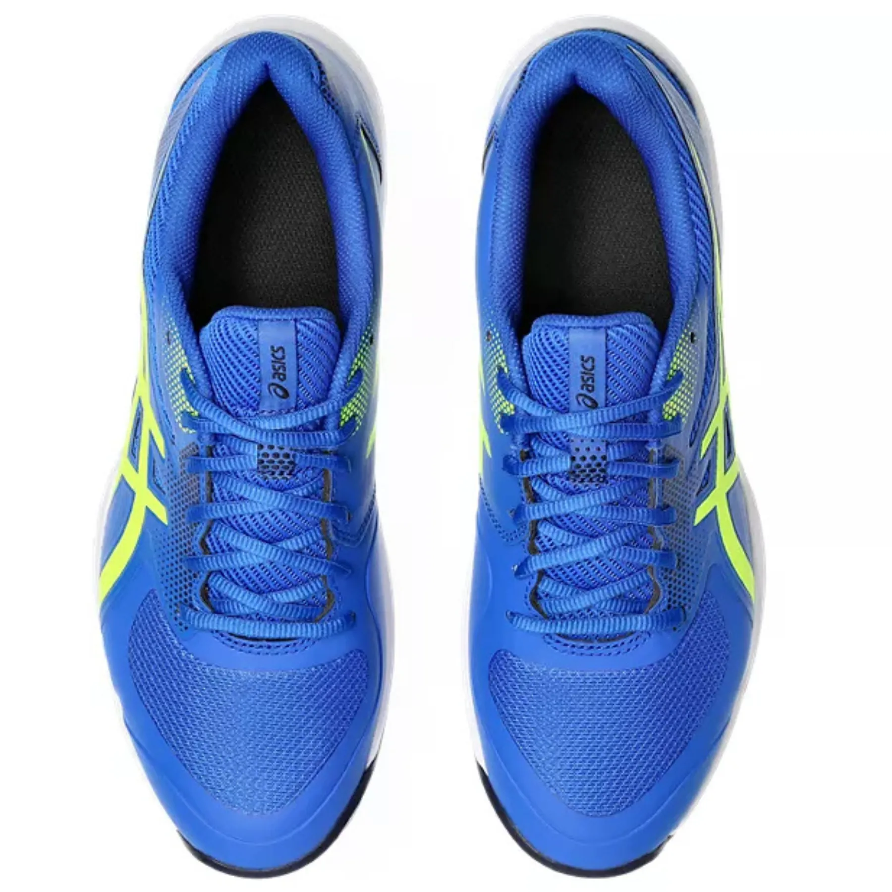 Asics Game FF Pickleball Shoes - Illusion Blue / Safety Yellow Soft outsole Mobility Focus