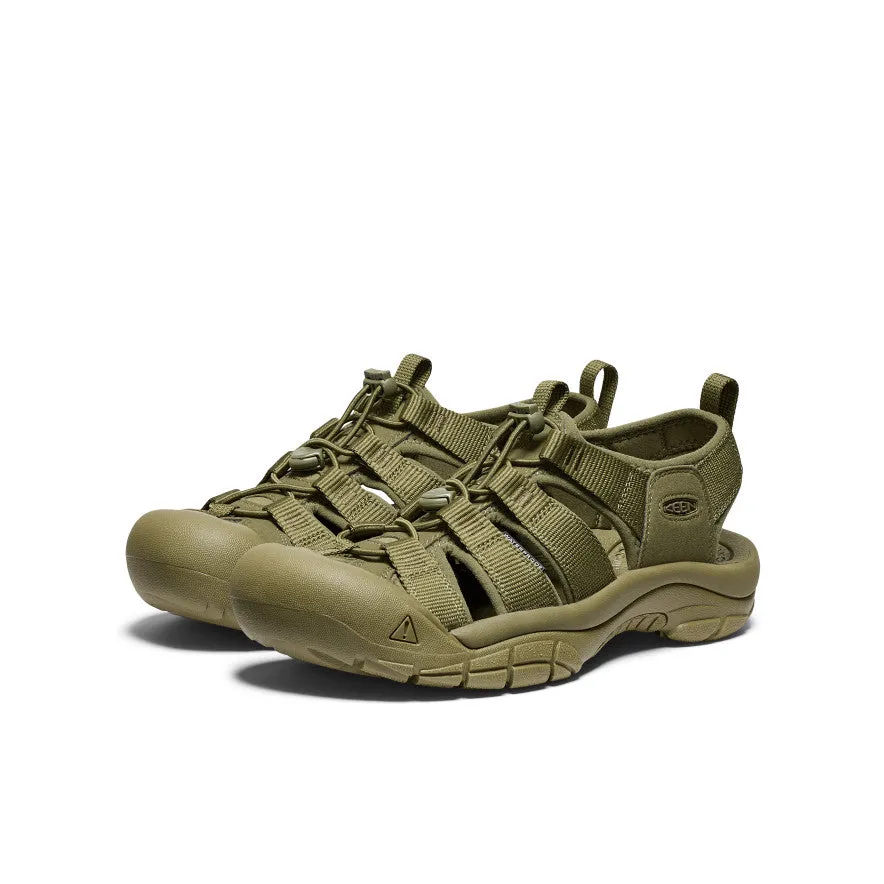 Recovery Aid Total Support Men's Newport H2 Sandal  |  Monochrome/Olive Drab