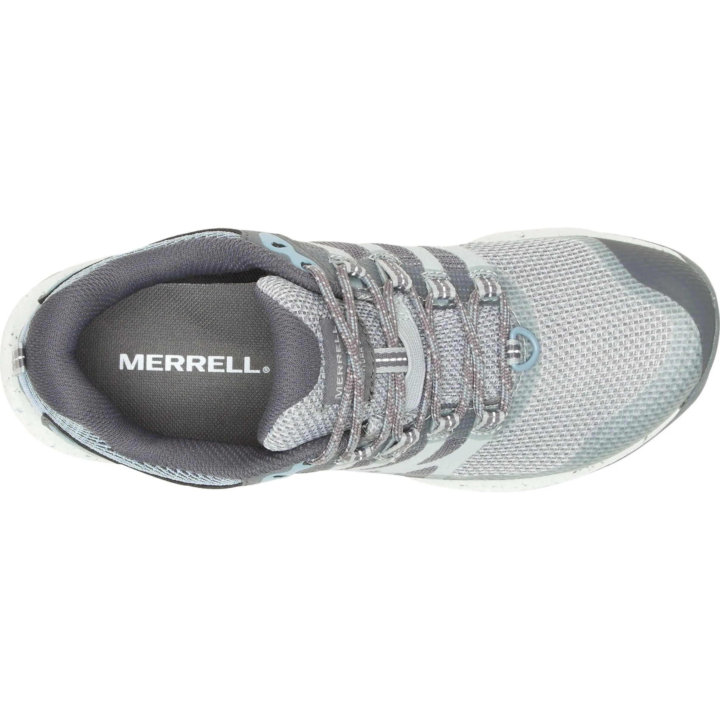 Toe Mobility Merrell Antora 3 GORE-TEX Womens Trail Running Shoes - Blue