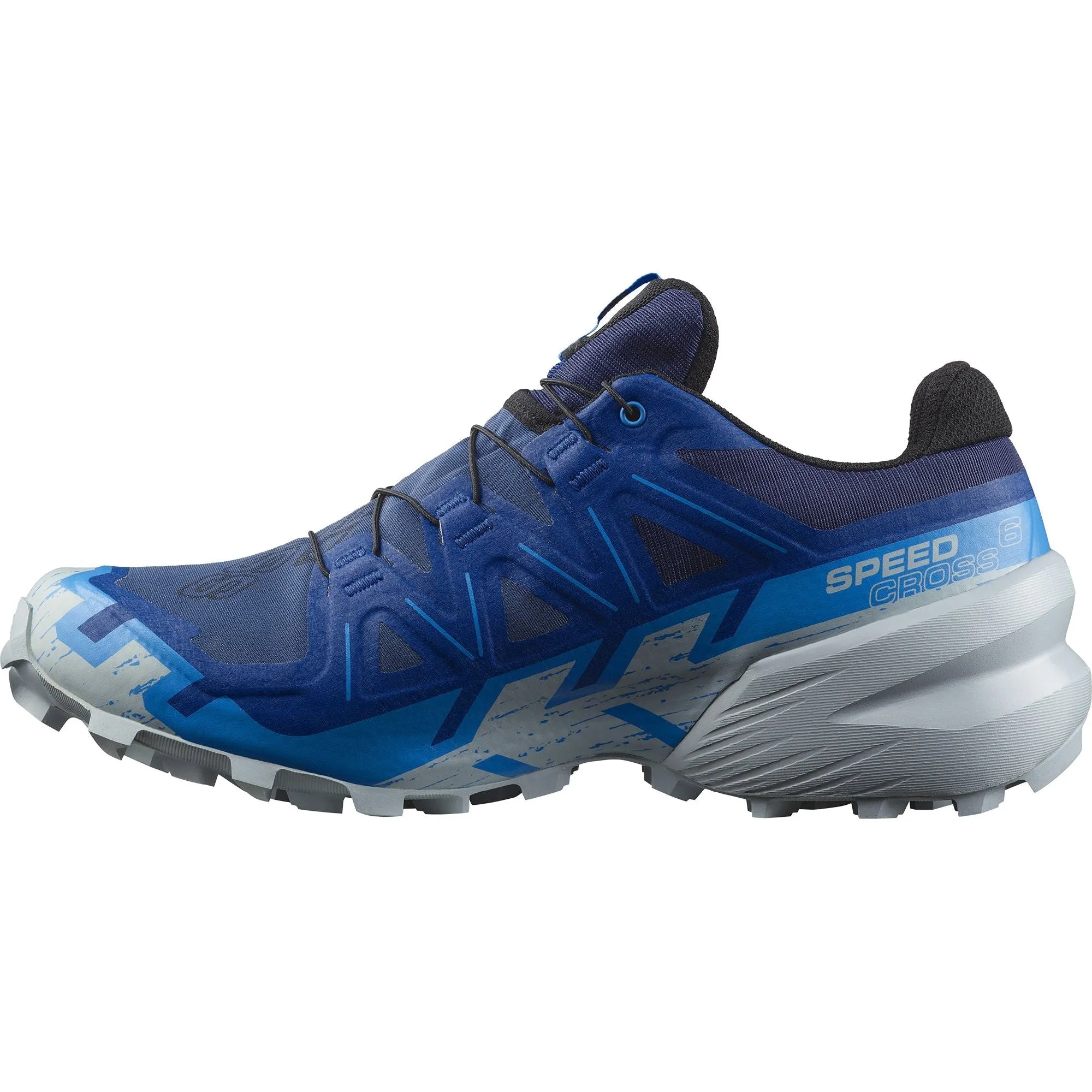 Stretch Training Fit Boost Salomon Speedcross 6 GORE-TEX Mens Trail Running Shoes - Blue