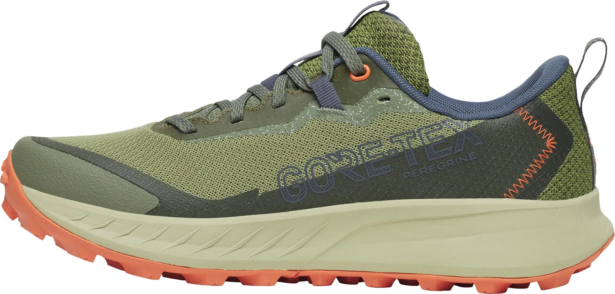Toe Protection Toe guards add resilience to high-wear areas Saucony Peregrine 15 GORE-TEX Womens Trail Running Shoes - Green