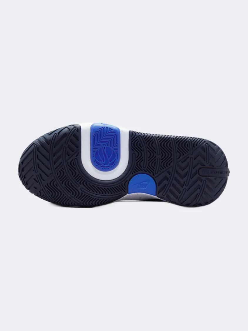 Nike Team Hustle D 11 Gs Boys Basketball Shoes Blue Fashionable Action Ready