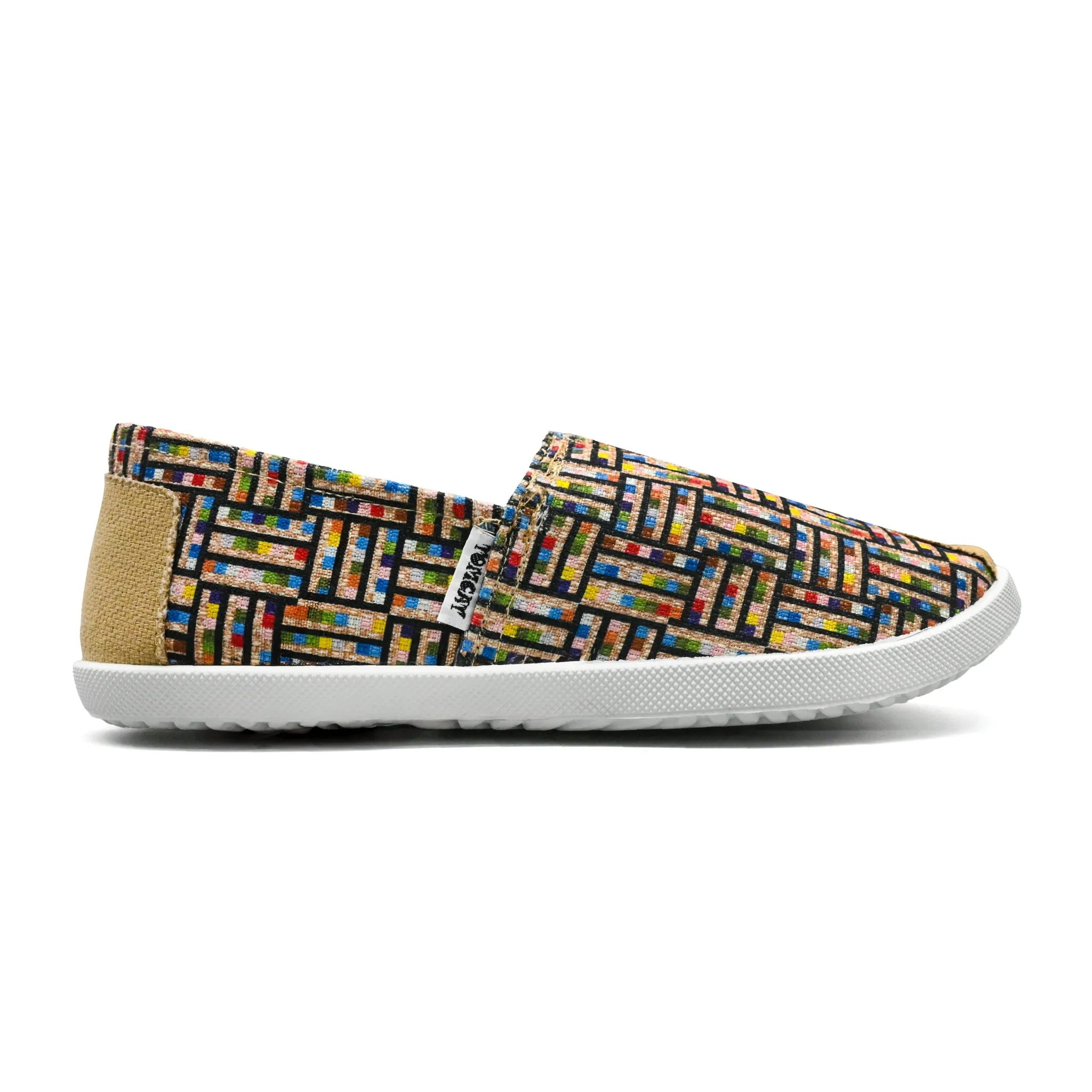 Emmy Chapisha Canvas Shoes - Ankara Blue Soft Detail