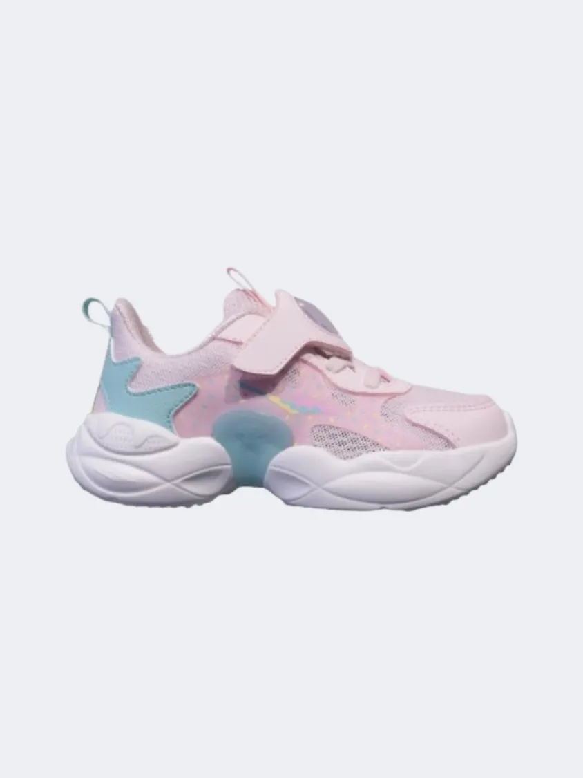Erke Casual Infant-Girls Lifestyle Sneakers Light Pink Impact Resistance Dry Fast