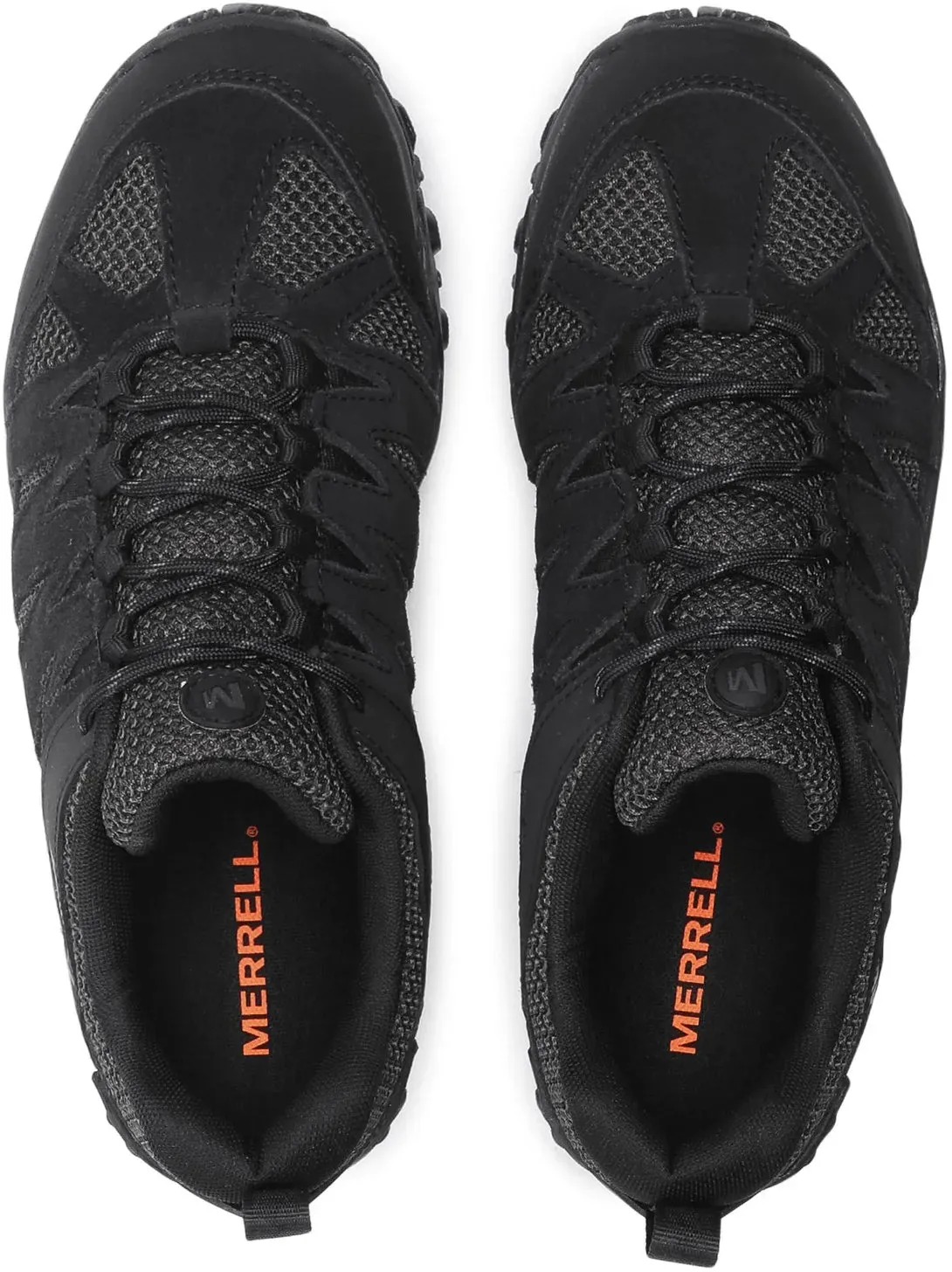 Merrell Accentor 2 Vent Mens Walking Shoes - Black Secure Hold Hill Ground
