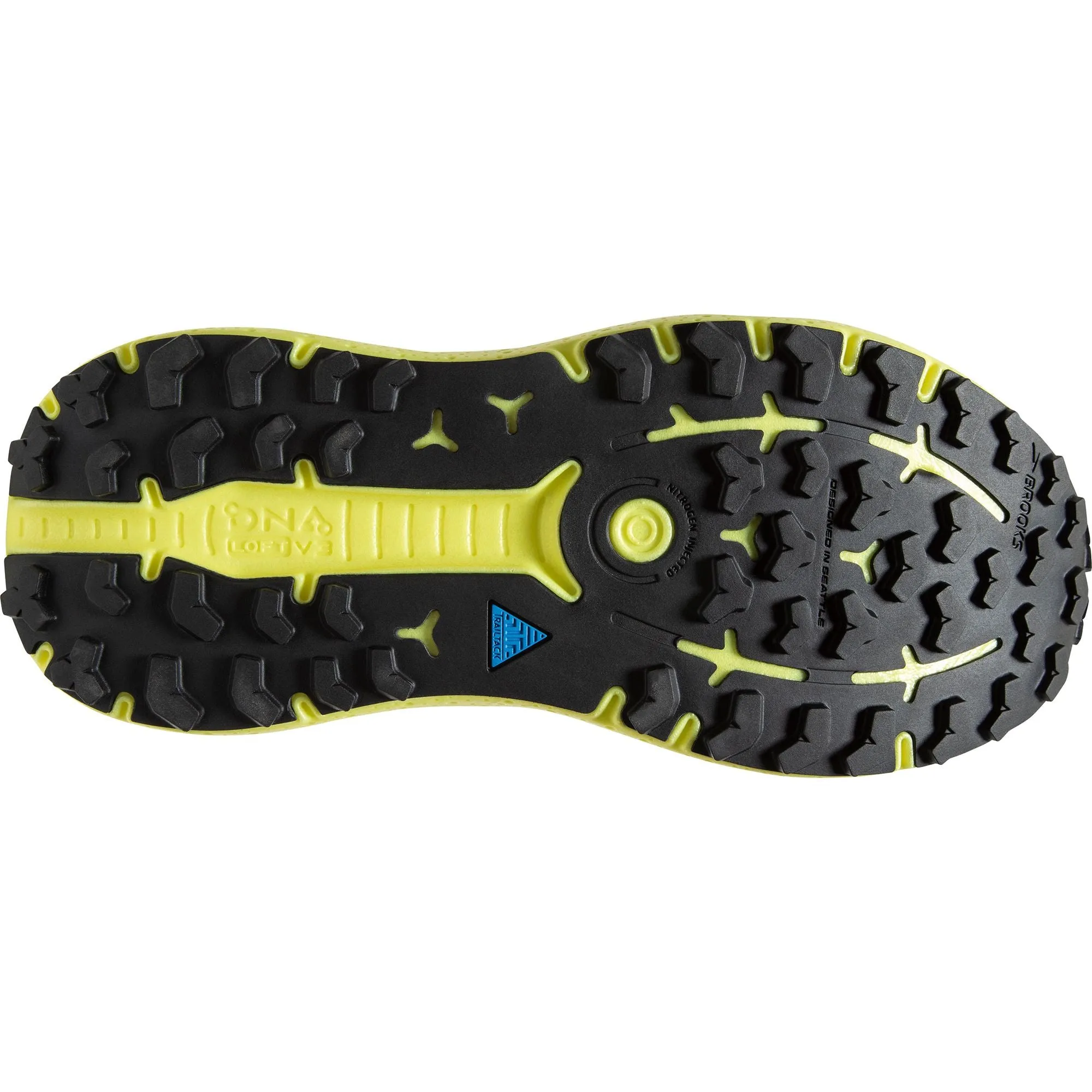 Brooks Caldera 6 Mens Trail Running Shoes - Black Motion Smooth Breath Skin